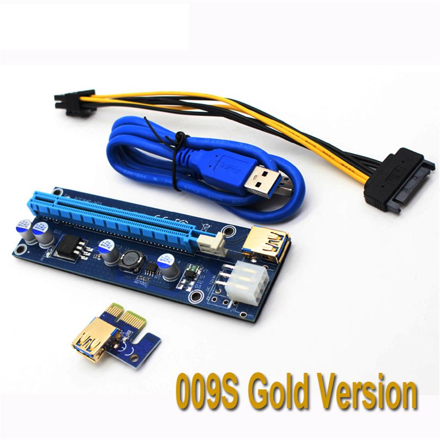 

10 Sets USB 3.0 PCI-E Express 1x To 16x Extender Riser Card Board Adapter Cable