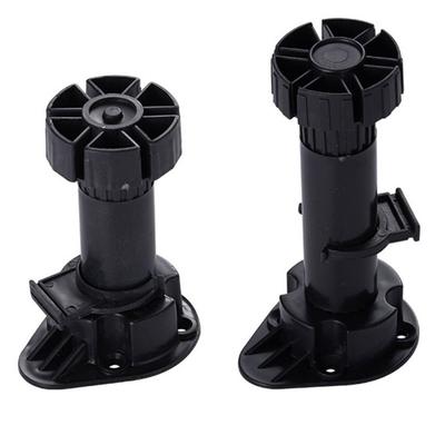 4Pcs Plastic For Kitchen Bathroom Adjustable Moisture-proof Thicken Furniture Replace Feet Cabinet Leg Sofa Leg Cupboard Foot
