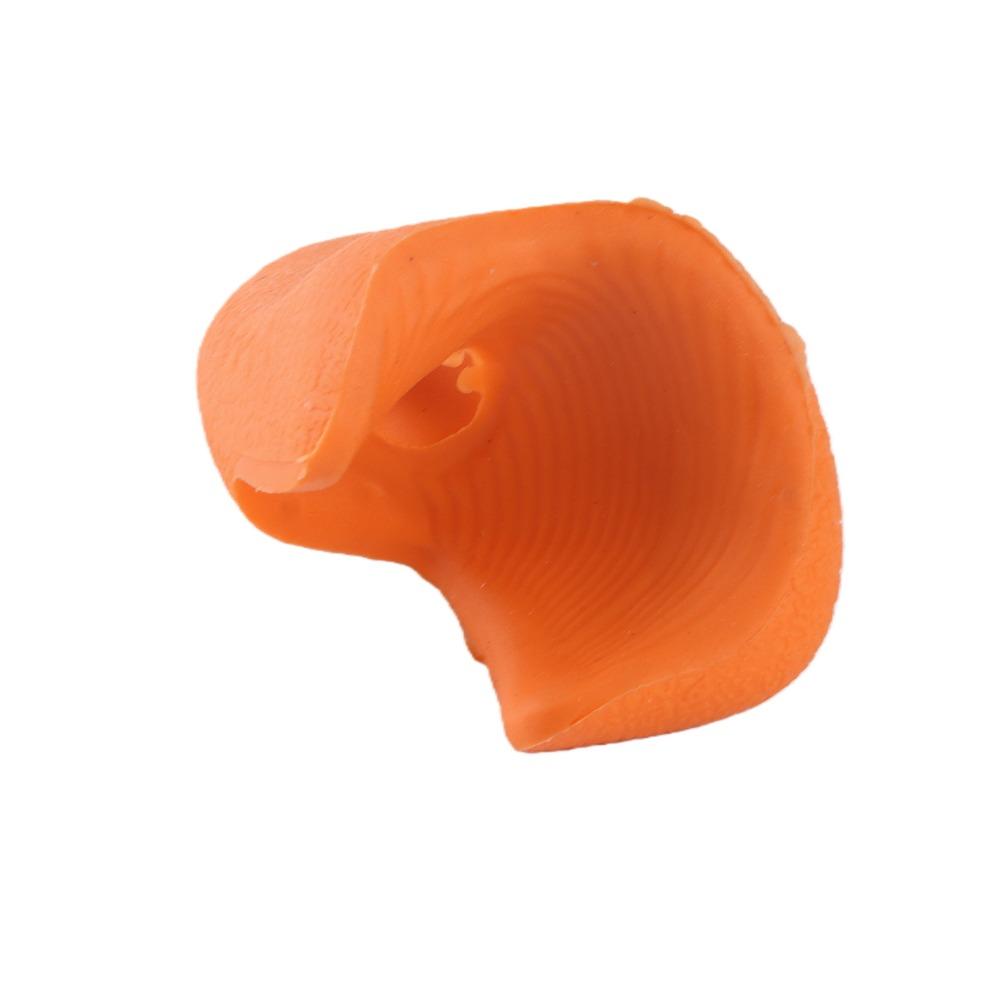 4PCS Rubber Violin Bow Teaching Aid Orange Color Violin Bow Holder For Starter