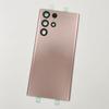 For Samsung Galaxy S22 Ultra 5G Matte Glass Battery Cover Rear Lid Back Door Housing + Original Camera Lens Glue Adhesive
