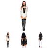 Eye-catching Naughty Nun Costume High Quality Black Fancy Dress For Women's Cosplay And Halloween