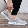 Hollow sneakers 46 large size 47 breathable 48 mesh shoes one pedal elderly walking shoes