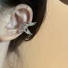 Y2K Liquid Metal Butterfly Wings Ear Clip for Women's Trendy Creativity Design Daily Accessories Party Jewerly Birthday Gift