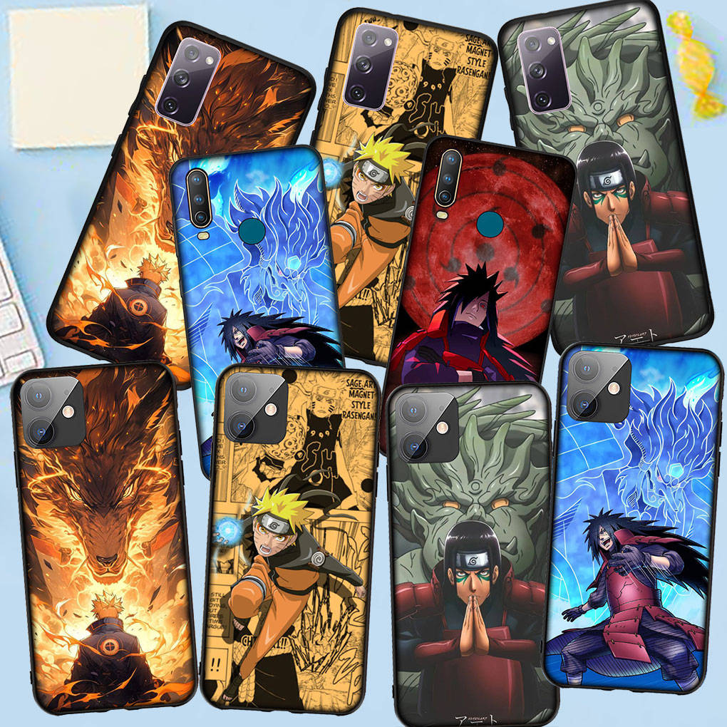 Phone Case for Samsung Galaxy S25 S24 S23 iPhone 16 15 Xiaomi Redmi Note 14 13 12 16E 11 Pro Max XR OPPO Moto Huawei Madara Uchiha Poster Naruto Cover