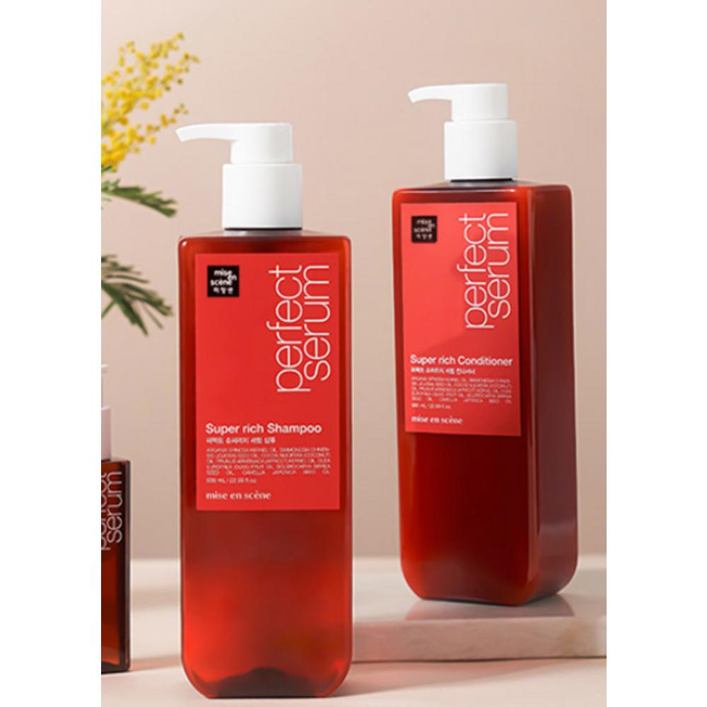 Mise-en-scène Perfect Super Rich Serum Shampoo, 680ml, 2 ea.