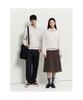 Binpolmen Double Knit Collared Sweatshirt Ivory