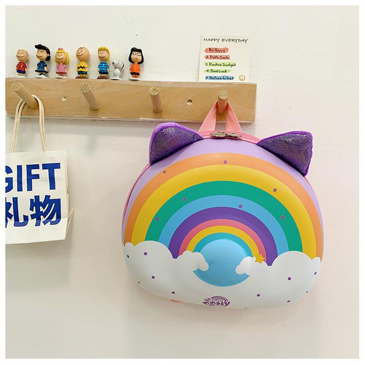 

Adorable Cartoon Hard Shell Bag For Kids With Fun Design Perfect For School Use фиолетовый