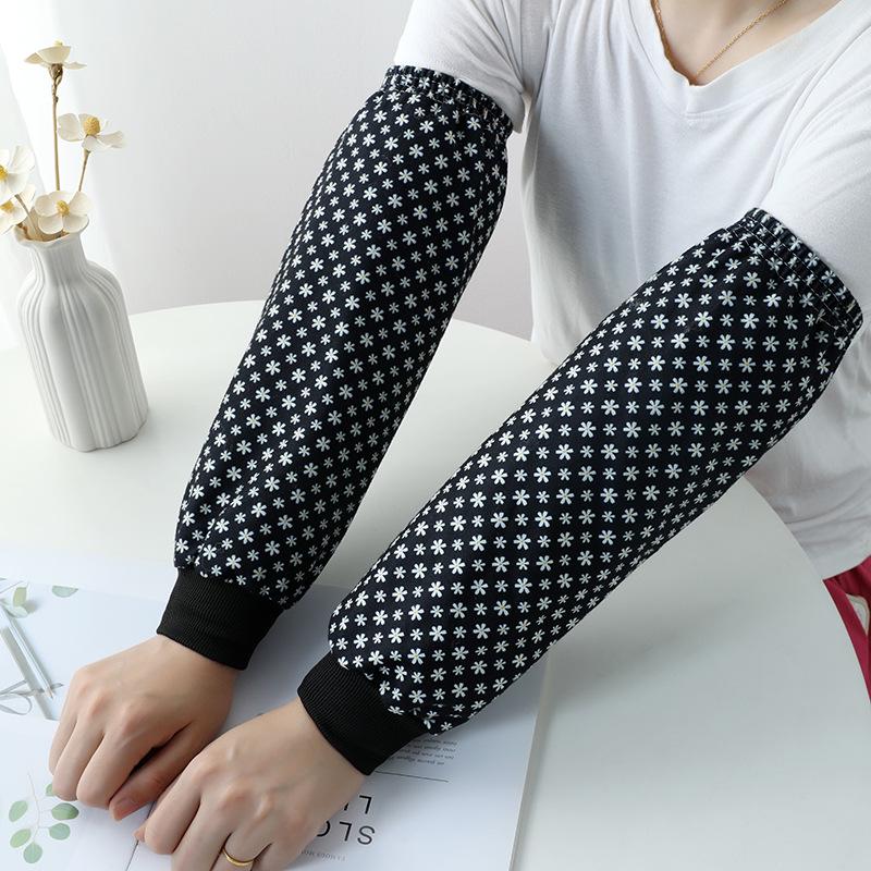 Öl- und Fleckenbeständige Polyester-Baumwoll-Armschoner für Damen & Herren - Schützende Arbeits- und Reinigungsärmel für Herbst und Winter