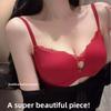Girl Spring and Summer Pure Desire Sexy No Trace Comfortable No Underwire Small Chest Gather Adjust Type Underwear
