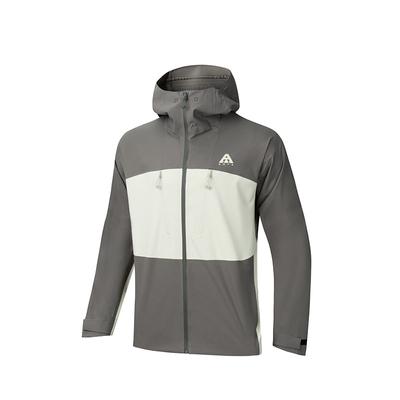 Shell Jacket Earth Shell 2.0 Hard Shell Waterproof Outdoor Hooded Jacket Men Jacket Cool-Gray 952437607-4