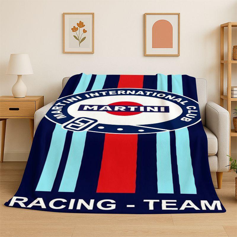 Racing Car M-Martini Moto Soft Flannel Throw Blanket,Cozy Blanket for Bed,Couch,Sofa,Bedroom,Living Room,Travel,Picnic Kids