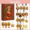 Mariah Carey Jul 24-dagars Adventskalender Akrylfigurer För Julklappsutdelning