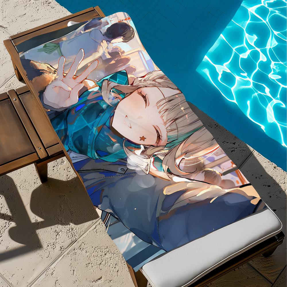 Towel Beach Bath Quick-Drying Lightweight Portable Genshin Impact Linnea Sauna Camping Swim Pool Travel