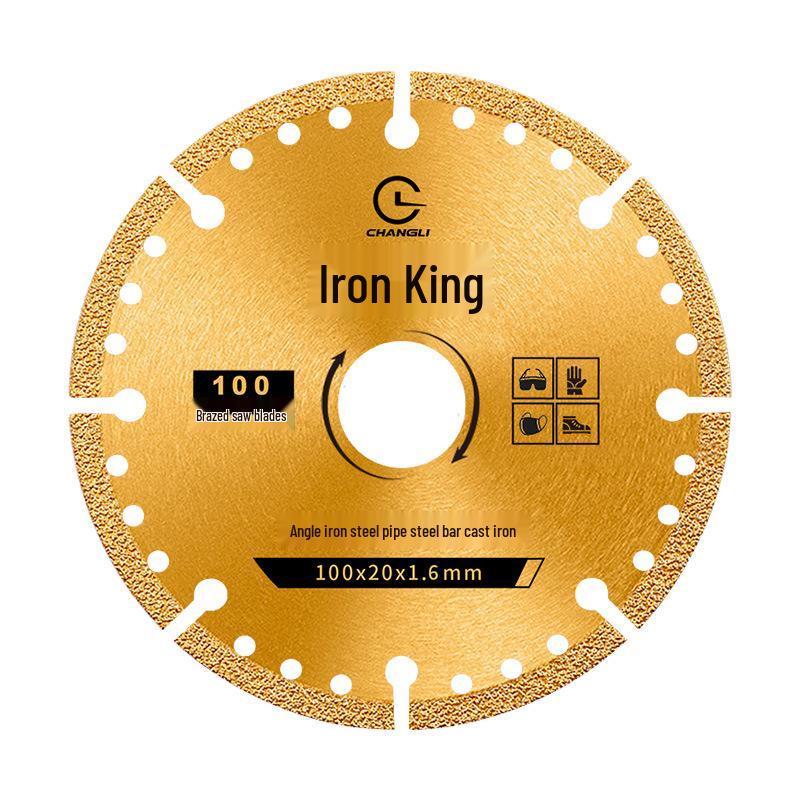 Stainless Steel & Cast Iron Cutting Disc for Metal: Iron Cutter King (100/115/125 mm)