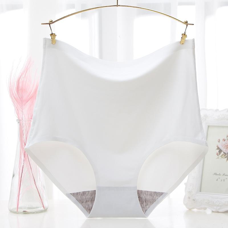 Underpants for Women Low Waisted Briefs with Black Fungus Edges Cute Simple Cotton Breathable Triangle Underwear Panties