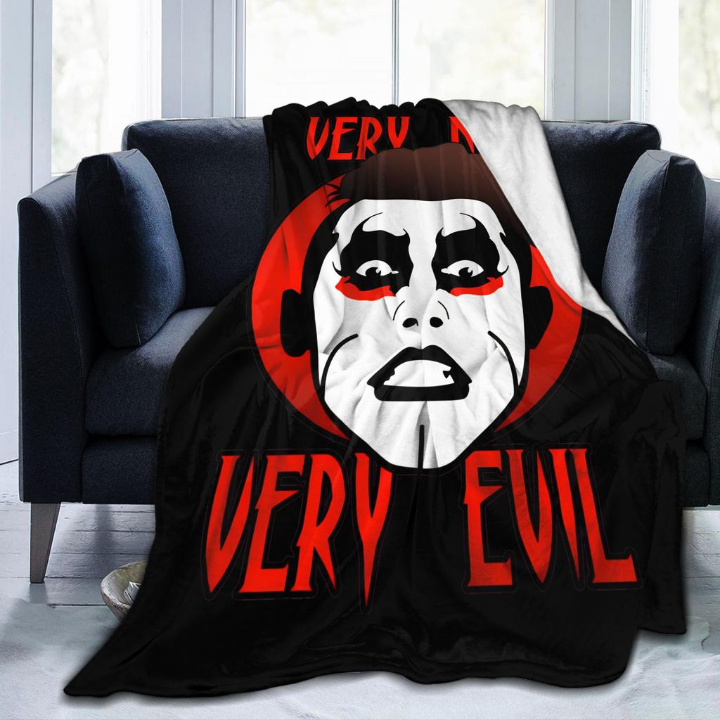 Very Evil Danhausen Wrestler Blankets Flannel Decoration Portable Soft Throw Blanket for Home Bedroom Bedspread