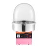 Electric Cotton Candy Machine, 1000W Electric Floss Maker With Cover, Commercial Cotton Candy Machine w/Stainless Steel Bowl & Sugar Scoop, Ideal for