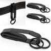 3Set Stainless Steel Keychain Belt Buckle with Keyring Hanging Buckle for Outdoor