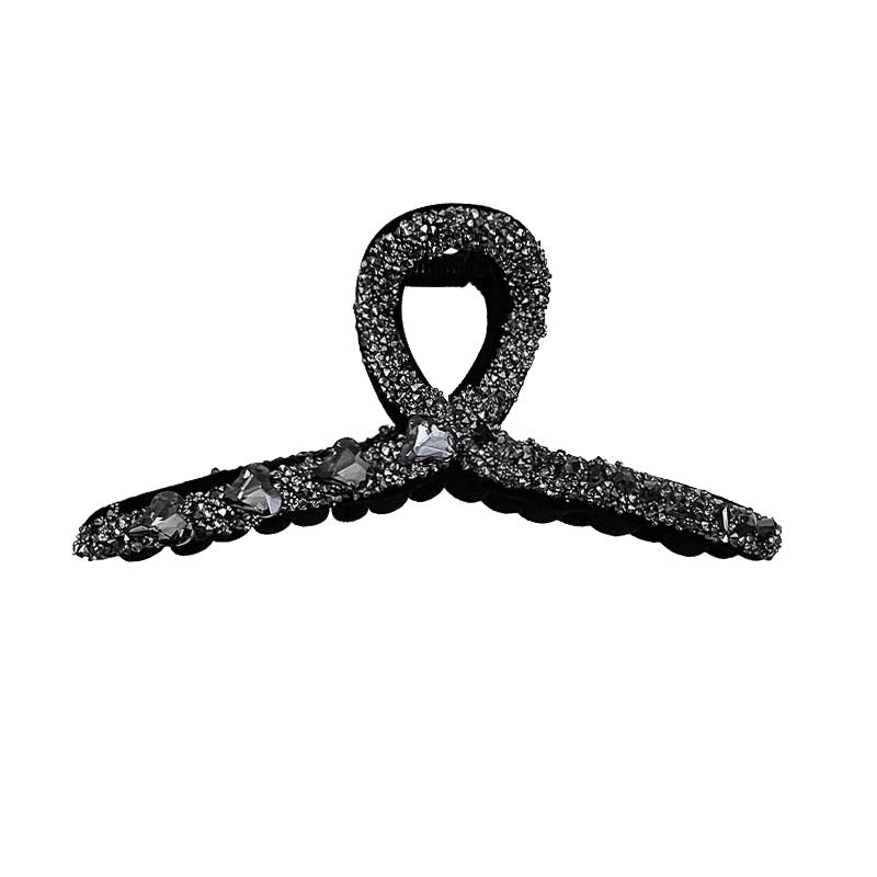 Elegant Rhinestone Shark Hair Clip