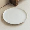 Large Plate Ceramic Special-Shaped Plate Sesame Glaze Plate Household Vegetable Plate Steak Plate Pasta Plate Simple Tableware Plate