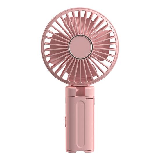 Umbrella Fan Strong Airflow Low Noise Foldable Design Handheld Personal Fan Hands-Free Clip-On Rechargeable Cooling Fan