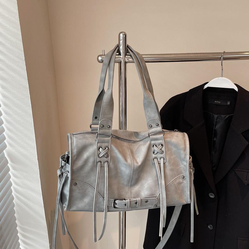 Retro Handbag Bag Women's New Simple Pillow Bag High Value Shoulder Bag Large Capacity Armpit Bag