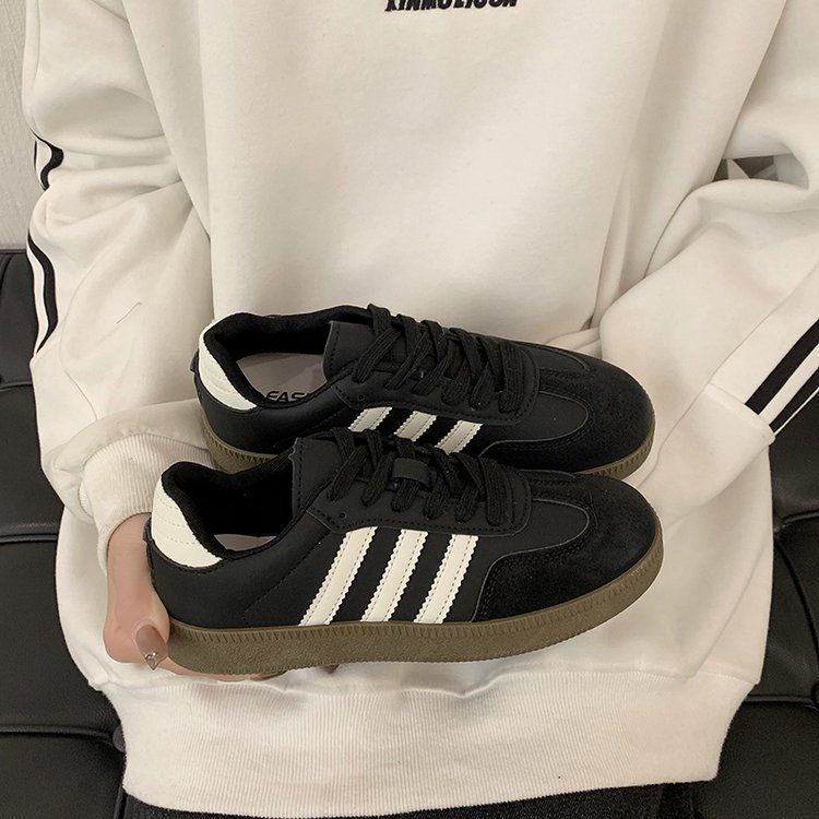 

Spring and Autumn women s shoes retro shoes college style little white shoes is platform shoes women 42 чорний