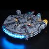 LEGO Star Wars 75375 Millennium Falcon İçin Kendin Yap LED Aydınlatma Kiti Klasik LED Işıklı Yapı Taşı Oyuncak Dekorasyonu Ayarlanabilir Aydınlatma Aksesuarları