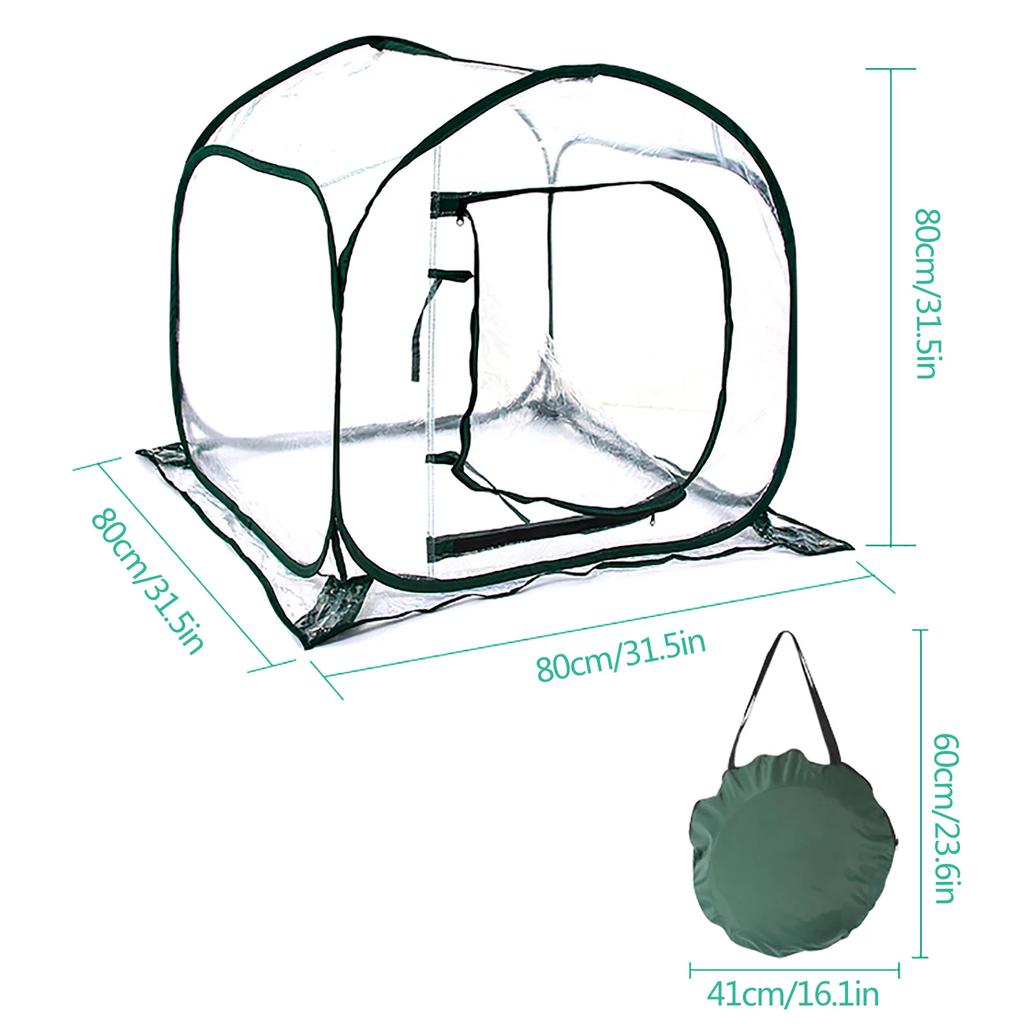 Insulation Warm Room Greenhouse With Ground Nail Outdoor Indoor Glass Fiber Rod Safe Useful Plastic Portable Garden Green House