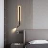 Italian Minimalist LED Wall Lamp Modern Bedroom Bedside Spotlight Creative Living Room Background Wall Ambient Light