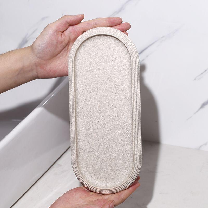 Wodoodporny organizer na blat łazienkowy, antypoślizgowa taca na kosmetyki do toaletki, do umywalki, wystrój hotelowy i domowy, styl INS Nordic