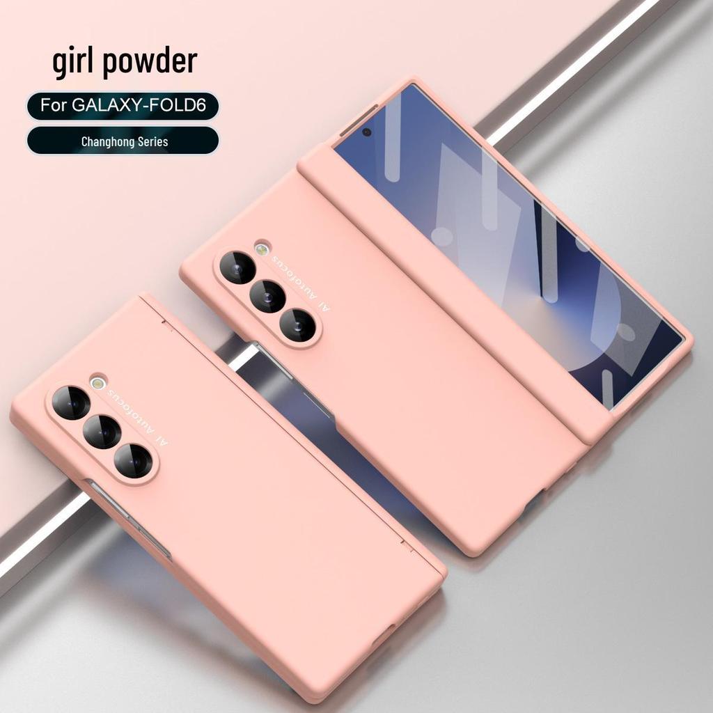 Samsung Z Fold6 Phone Case with Pen Slot & Macaron Hinge Protection