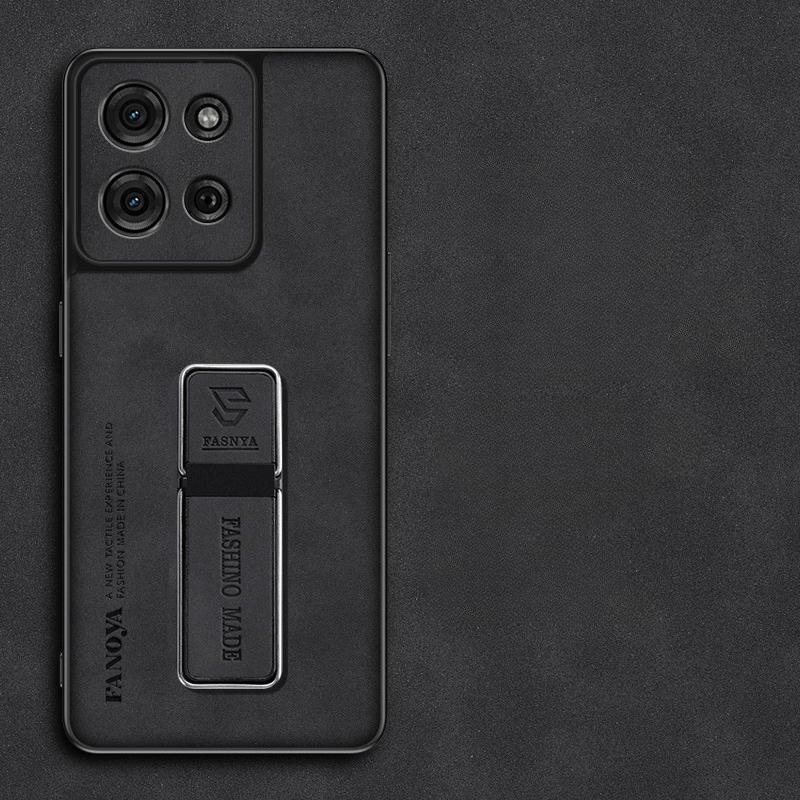 

Чехол из овчины для Moto G75 5G G85 G55 G35 G45 G15 G05 G34 E15 матовый держатель подставки защитная силиконовая рамка задняя крышка For Moto G84 5G