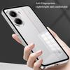 Elastic Snap Magnetic Metal Bumper Frame Case For Xiaomi Poco X7 Pro / Redmi Turbo 4 Pro / Turbo 4 Clear Matte Back Cover