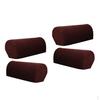 4PCS Thickened Armrest Covers Polyester Spandex Sofa Protectors -