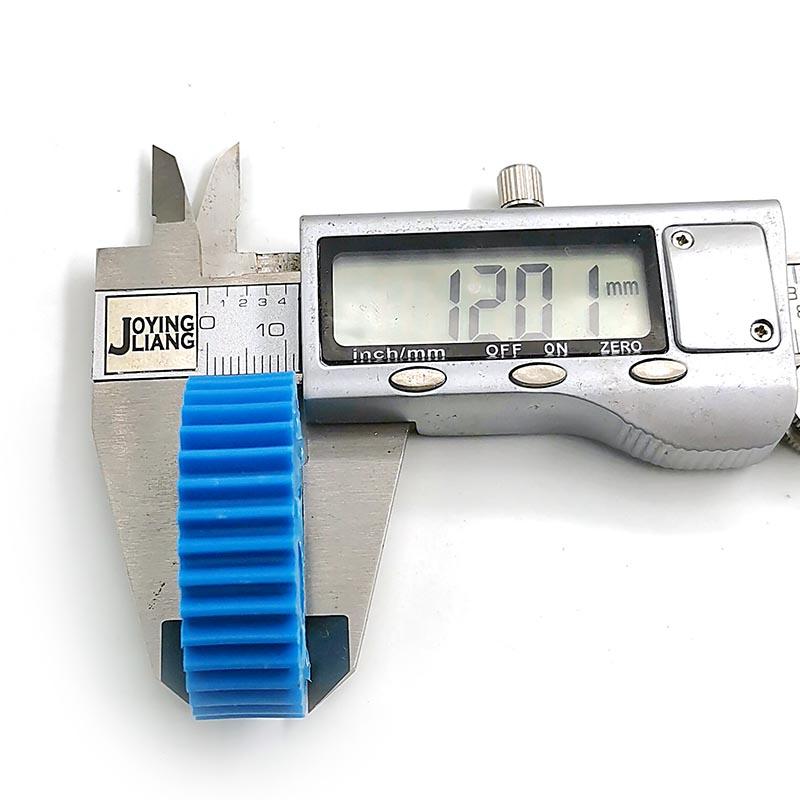 36T Black 608RS Bearing Electric Vehicle Motor Gear OD=38mm Durable Nylon Pinions Blue White Color