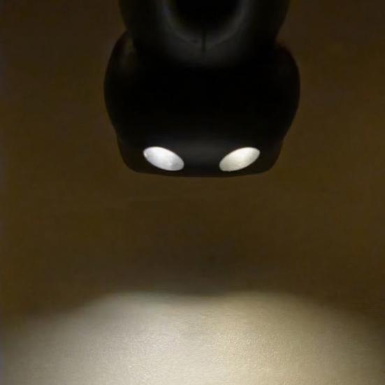 Klíčenka s nočním světlem Černá kočka Roztomilý stiskací míček Svítící přívěsek kočka Mini kočka Mňoukání Senzorická fidget hračka se zvukem a LED světlem pro dospělé Milovníky koček