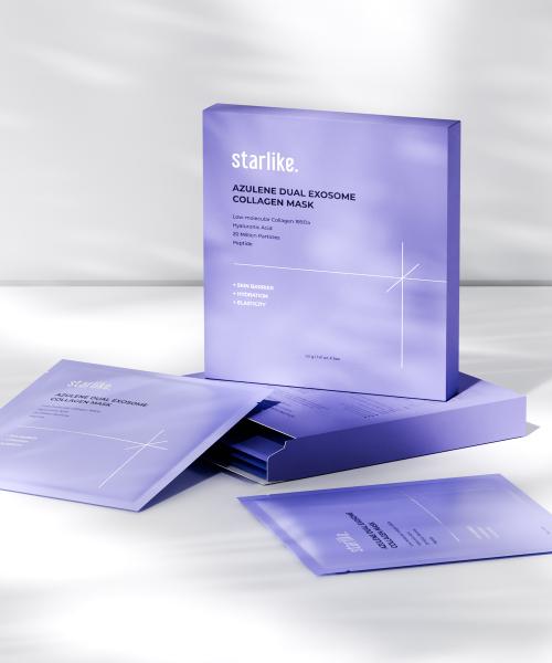 Starlike Azulene Dual Exosome Collagen Mask Pack (5 sheets)