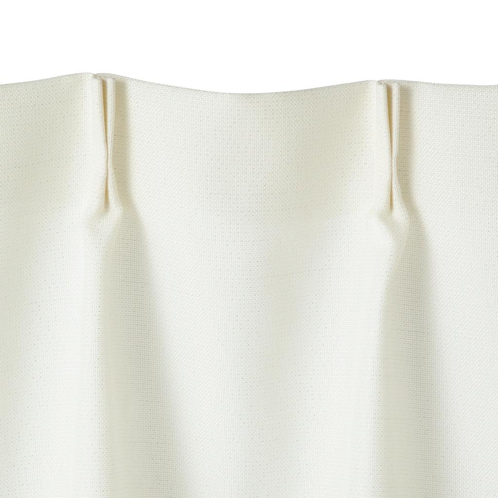 Francfranc Lamé Curtains, H178 x W100cm, Ivory (Drape)