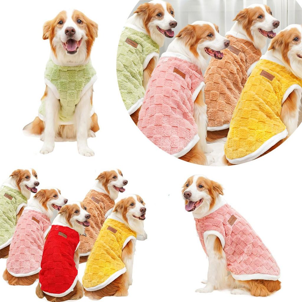 Big Dogs Clothes Winter Warm Sweater S-6XL Size Pet Clothing Dog Coats Sweatshirt Puppy Pullover Vest