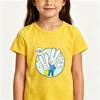 T-shirt Bambino Cartone Animato Simon Super Coniglio 100% Cotone Carina Ragazzi Ragazze Manica Corta Stampa Manga Top Bambini Casual Toddler Estate