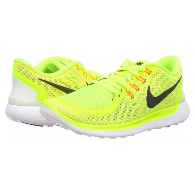 Nike Free RN 5.0 Comfortable Sports Shock Absorbing Breathable Low Top Casual Running Shoes Women sneaker Yellow 724383-700