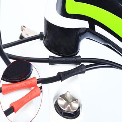 4Pcs Mountain Bike Bicycle Shift Brake Rubber Cable Protector Line Pipe Sleeve