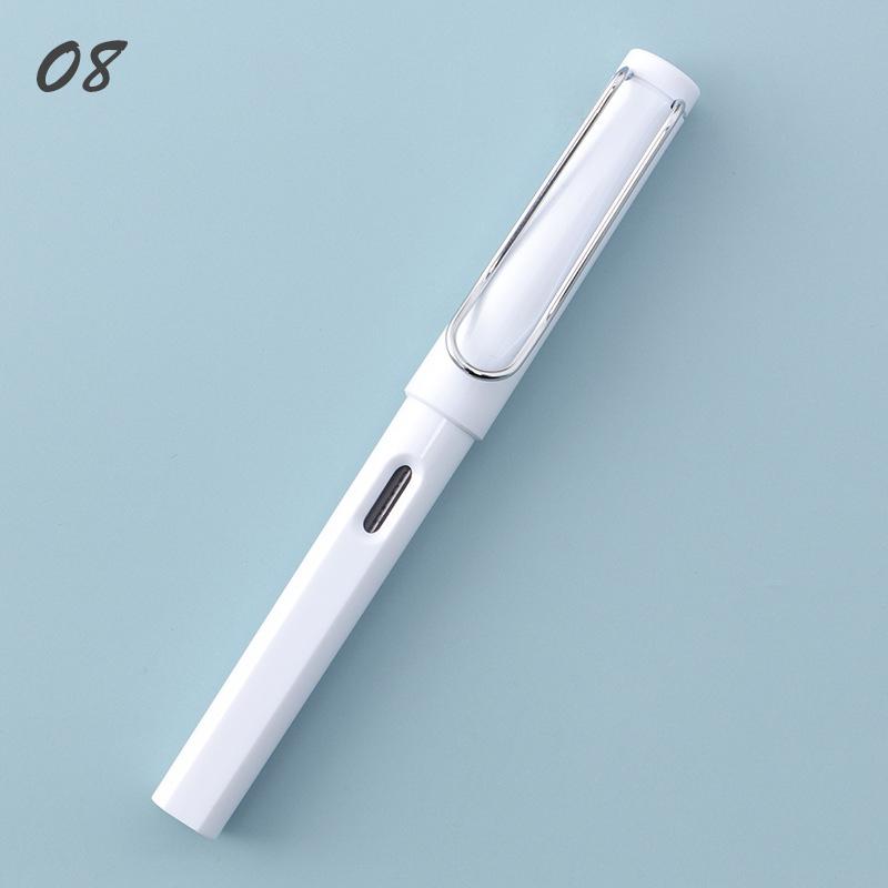 25 Farben Aluminiumlegierung Füllfederhalter Business Office Klassischer Tintenstift 0,38/0,5 mm