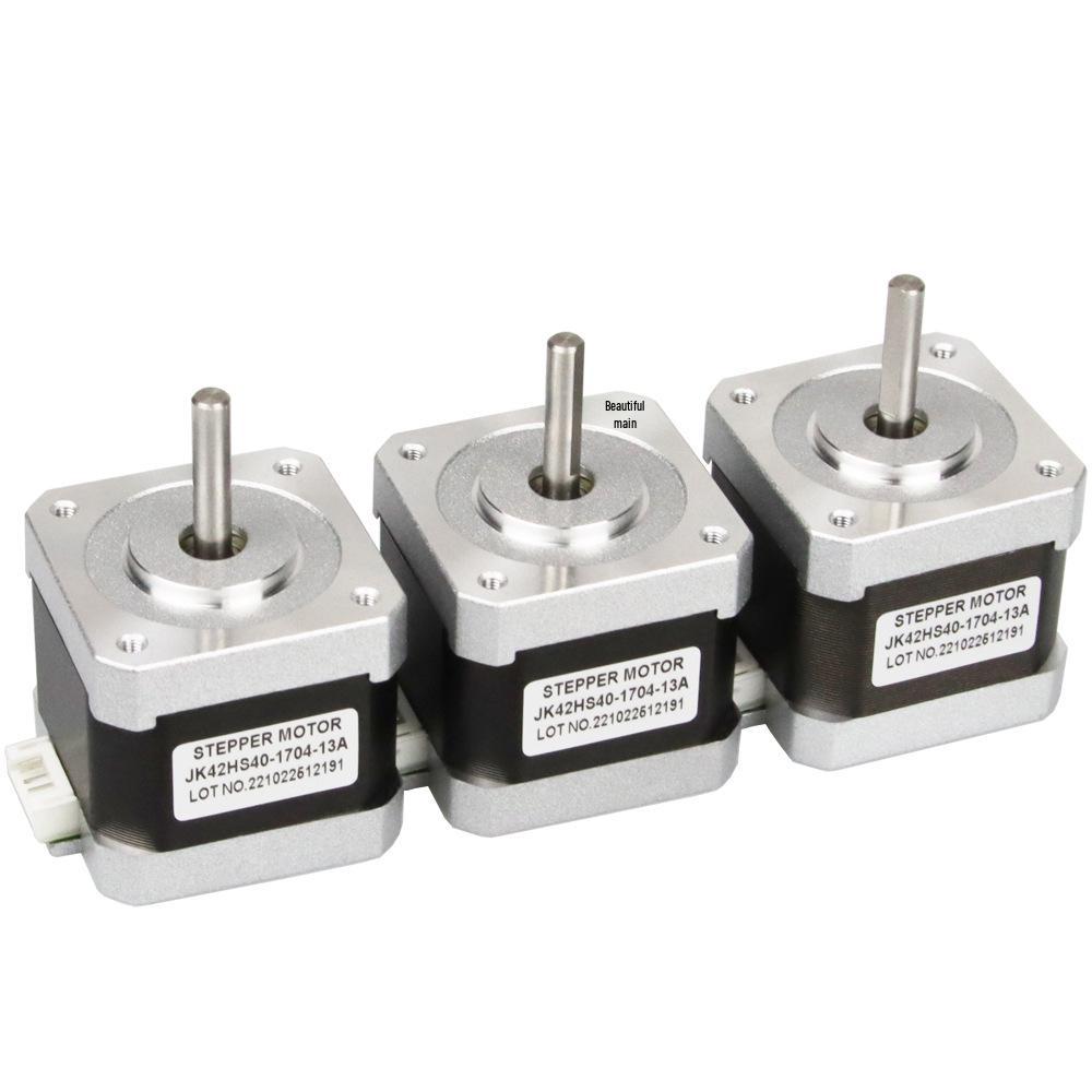 42 Zwei-Phasen Niederspannungs Hybrid Schrittmotor 17HS4401 Adapter für 3D-Drucker Überwachungsgeräte