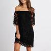 European & American Style 2026 Mid-Sleeve Lace Tube Top Dress - Spring/Summer Fashion Short Skirt