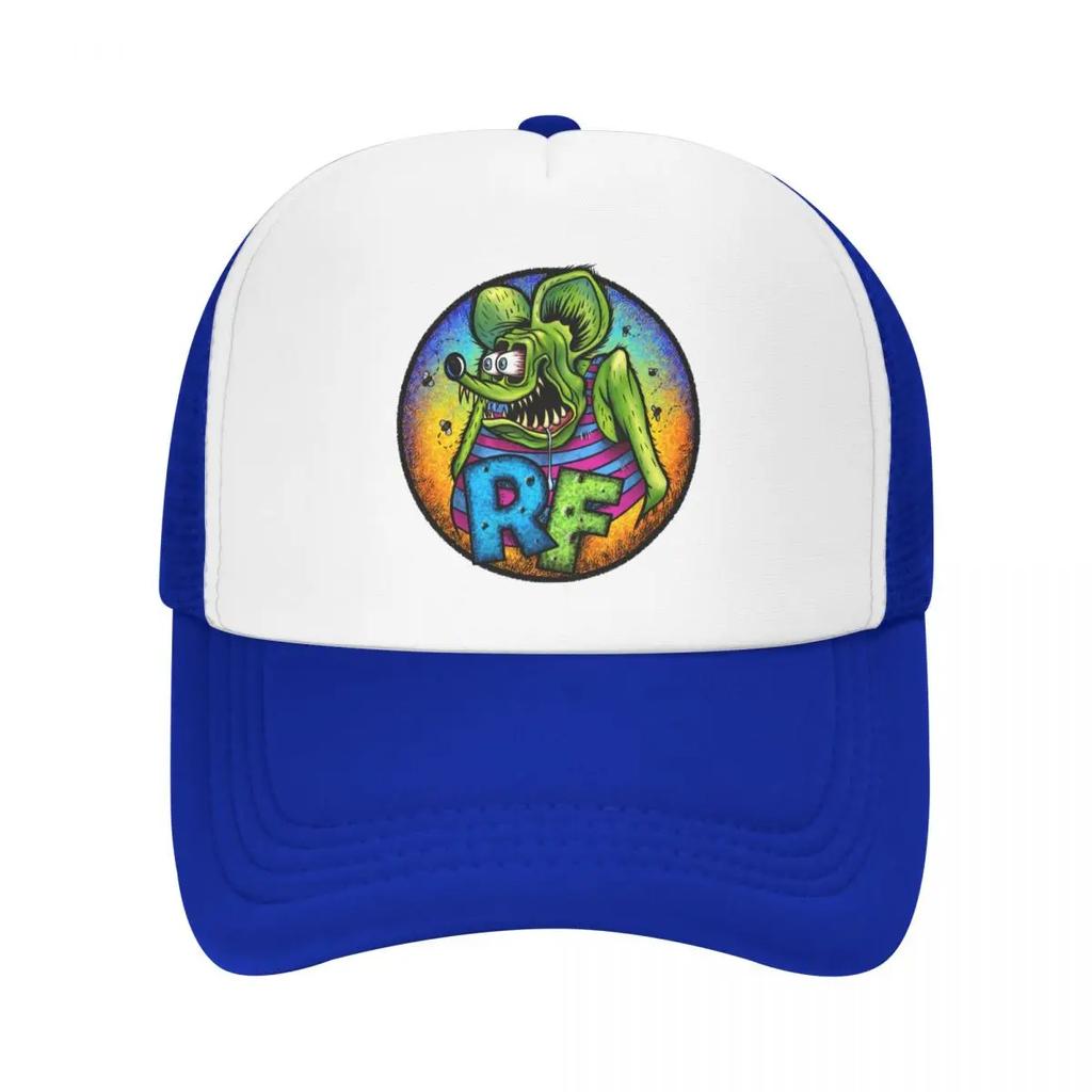 Personalisierte Anime Cartoon Rat Fink Trucker Cap Damen Unisex Verstellbare Unisex Baseballkappe Frühling Papa Hut
