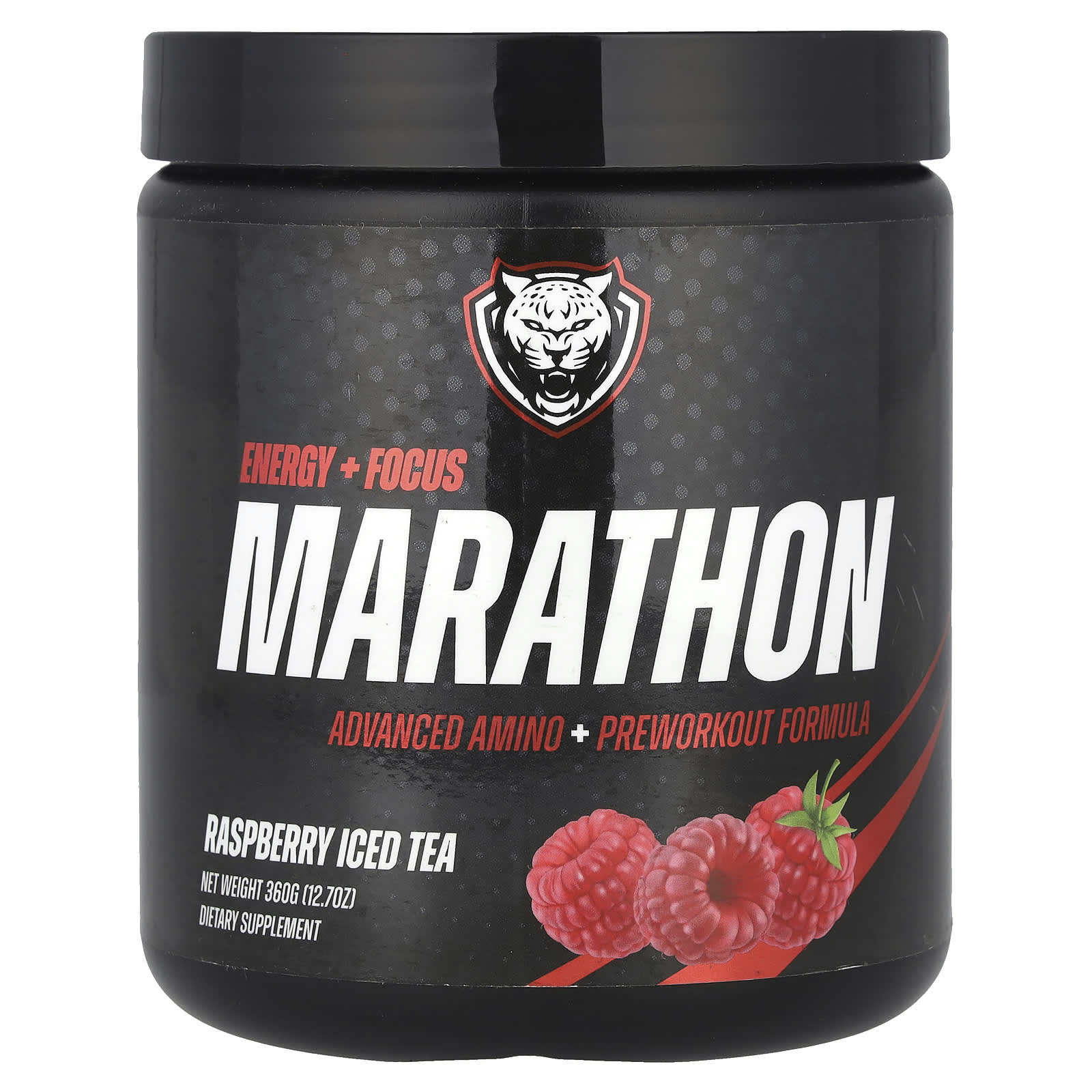 

6AM Run, Marathon, Raspberry Iced Tea, 360g (12.7 oz)