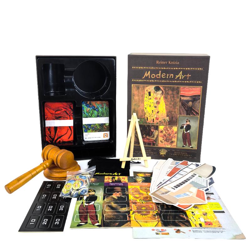 Arte Moderna Divertente Gioco da Tavolo Strategico di Gruppo Giochi con Mazzo di Carte