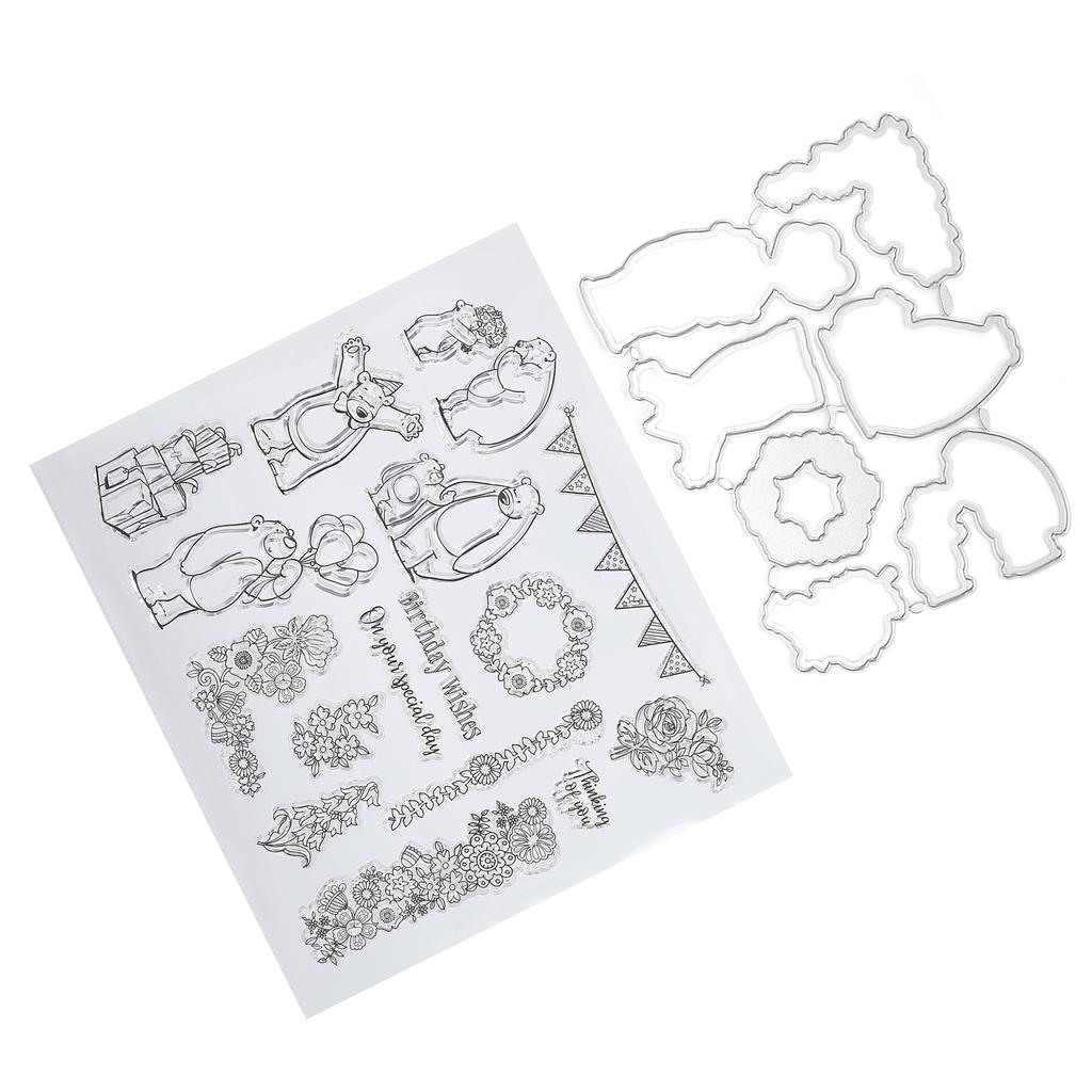 Przezroczysty Stempel do Tworzenia Pieczęci TPR Forma do Tworzenia Stempli Tłoczony Papier do Scrapbookingu Materiały do Rękodzieła